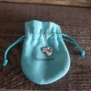 Tiffany & Co Puffy 3D Heart Necklace